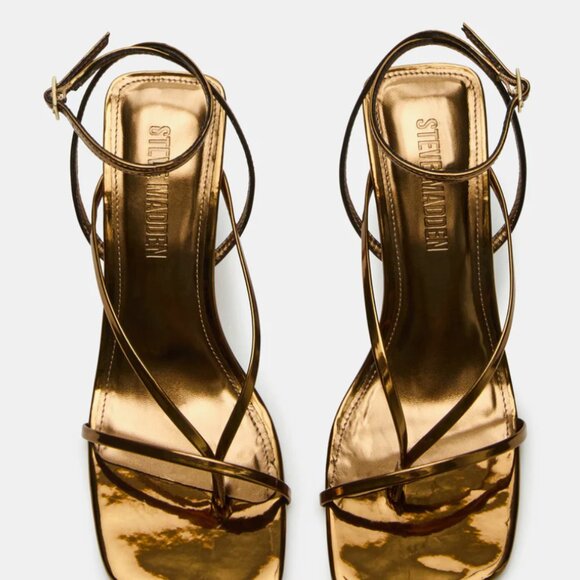 NEW Steve Madden 'Annie' Heeled Sandal in Bronze 6 - Picture 6 of 6